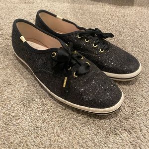Black Kate spade x keds sneakers